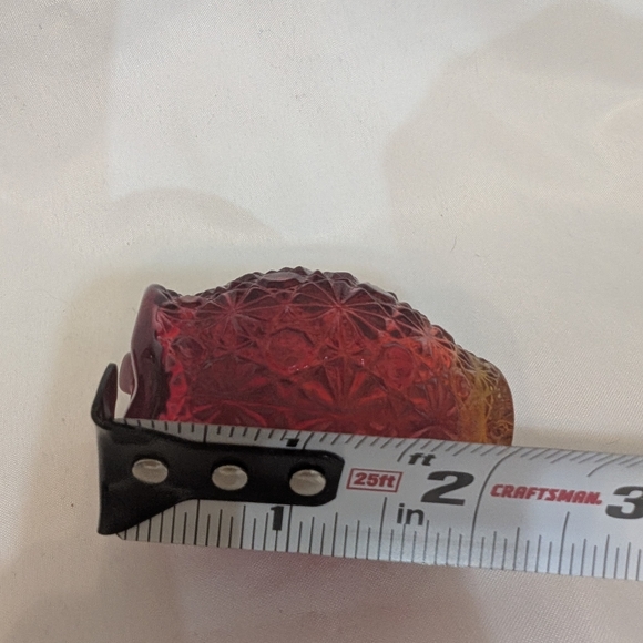 Vintage L. E. Smith Red Pitcher - Picture 4 of 5